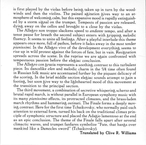 Peter I. Tchaikovsky*, Leipzig Gewandhaus Orchestra*, Kurt Masur : Symphony No. 6 "Pathétique" (CD)