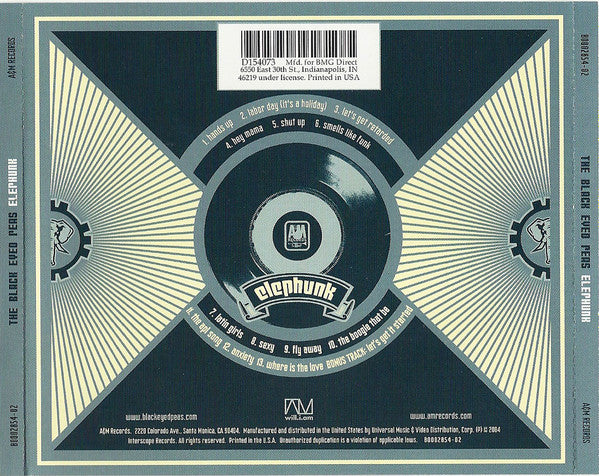 The Black Eyed Peas* : Elephunk (CD, Club, RE)