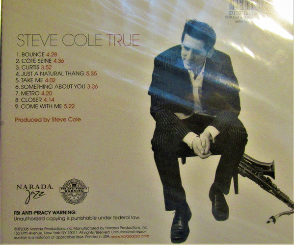 Steve Cole : True (CD, Album, Club)