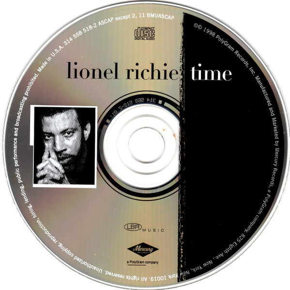 Lionel Richie : Time (CD, Album)