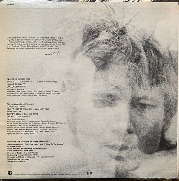 Michael Parks (3) : Blue (LP, Album)