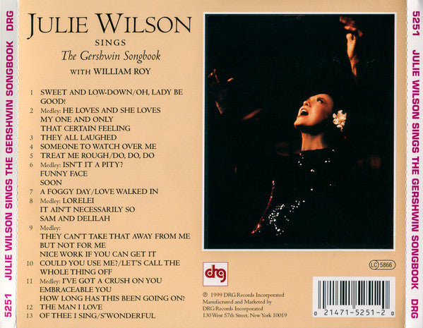 Julie Wilson : Sings The Gershwin Songbook (CD, Album)