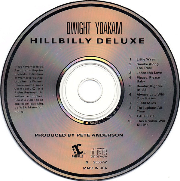 Dwight Yoakam : Hillbilly DeLuxe (CD, Album)