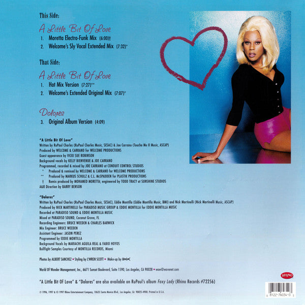 RuPaul : A Little Bit Of Love (12", Single)