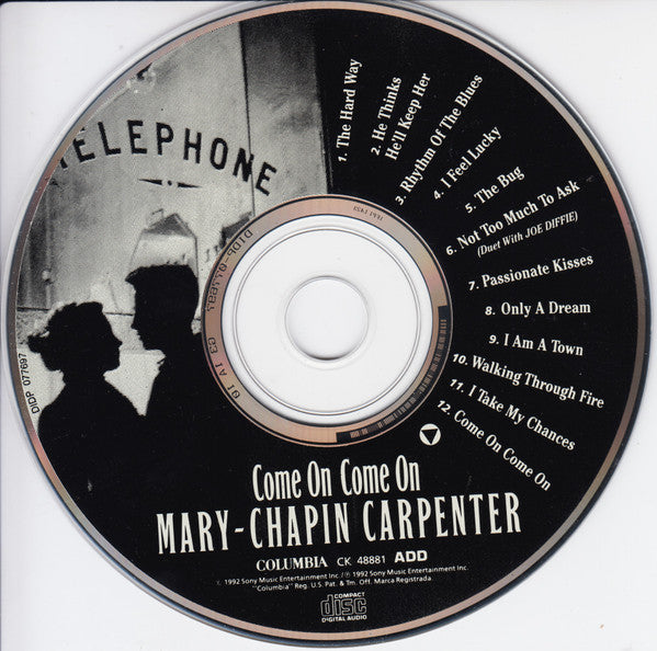 Mary-Chapin Carpenter* : Come On Come On (CD, Album, RP)