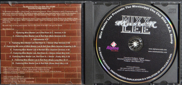 Mixx Master Lee : The Mississippi Cha Cha Slide A.K.A. STOMP  (CD, Maxi)