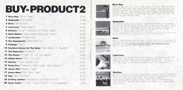 Various : Buy-Product 2: Brief Encounters - Revealing Songs From 20 Underexposed Artists (CD, Comp, Smplr)