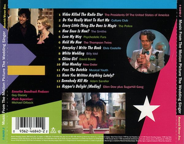 Various : The Wedding Singer (Music From The Motion Picture) (CD, Comp)