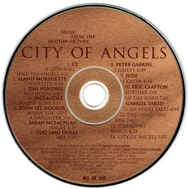 Various : City Of Angels (Music From The Motion Picture) (CD, Comp)