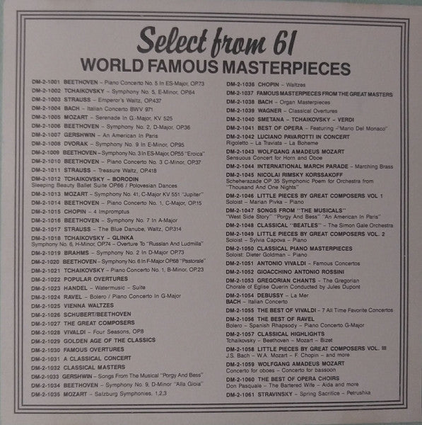 Luciano Pavarotti : In Concert (Rigoletto-La Traviata-La Boheme) (CD, Album)