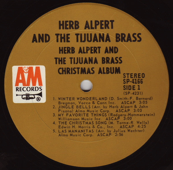 Herb Alpert & The Tijuana Brass : Christmas Album (LP, Album, Ter)