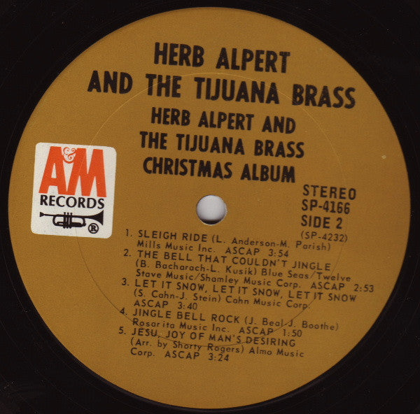 Herb Alpert & The Tijuana Brass : Christmas Album (LP, Album, Ter)