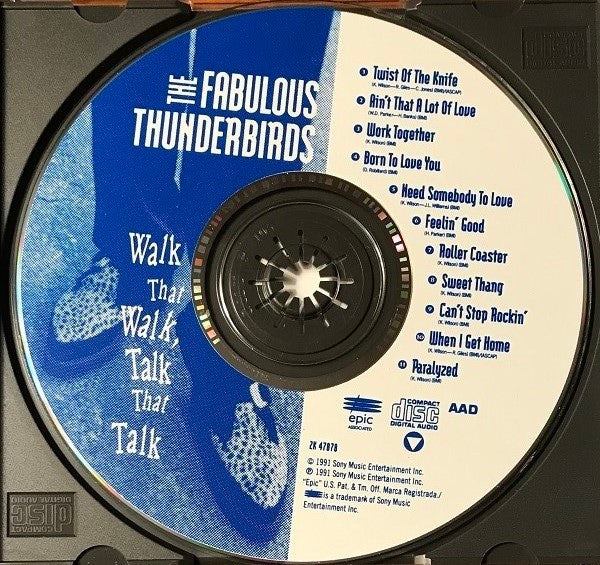 The Fabulous Thunderbirds : Walk That Walk, Talk That Talk (CD, Album, Pit)