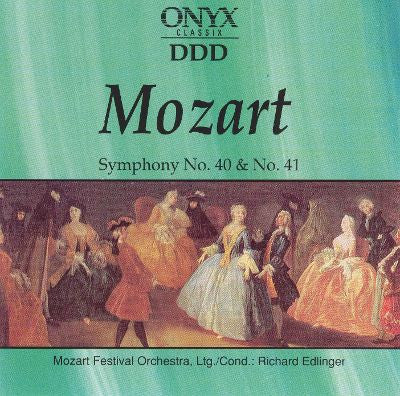 Mozart* - Mozart Festival Orchestra (2) Ltg./Cond.: Richard Edlinger : Sinfonie Nr. 40 / Sinfonie Nr. 41 'Jupiter' (CD)