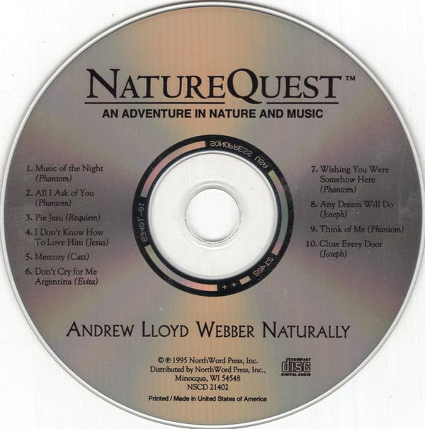 Various : Andrew Lloyd Webber Naturally (CD, Album)