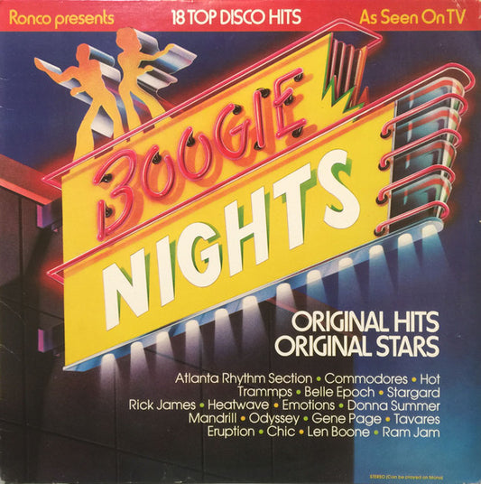 Various : Boogie Nights (LP, Comp)