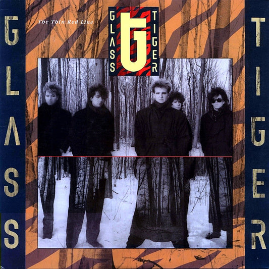 Glass Tiger : The Thin Red Line (LP, Album, SRC)