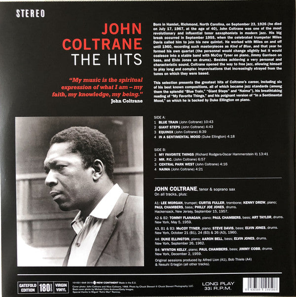 John Coltrane : The Hits (LP, Album, Comp, Gat)