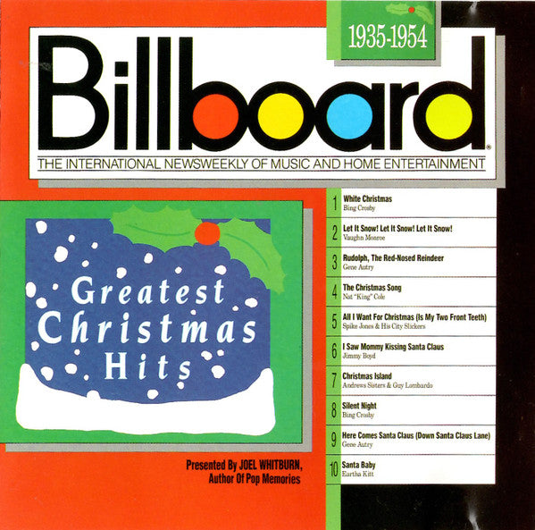 Various : Greatest Christmas Hits Billboard 1935-1954 (CD, Comp)