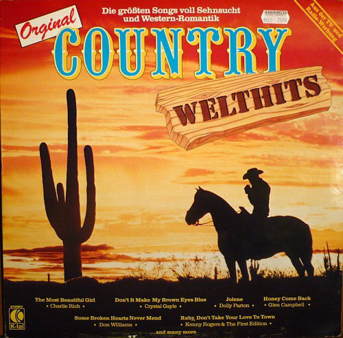 Various : Original Country Welthits (LP, Comp)