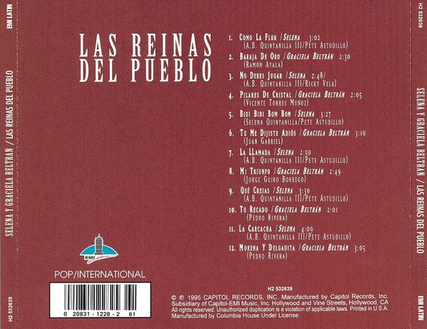 Selena Y Graciela Beltrán : Las Reinas Del Pueblo (CD, Comp, Club)