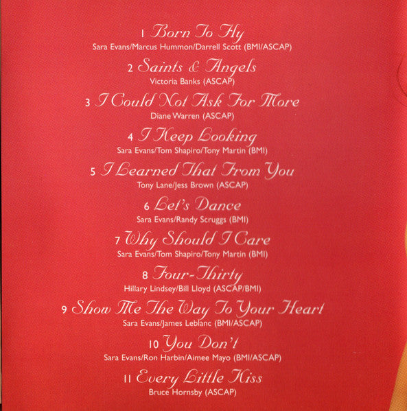 Sara Evans : Born To Fly (CD, Album, Club)