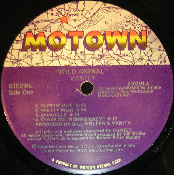 Vanity : Wild Animal (LP, Album)