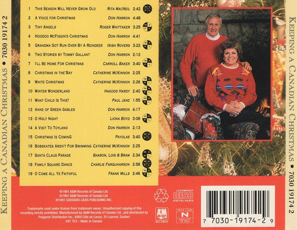 Don Harron & Catherine McKinnon : Keeping A Canadian Christmas (CD, Comp)