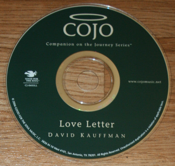David Kauffman (3) : COJO: Love Letter (CD, Album, Dig)