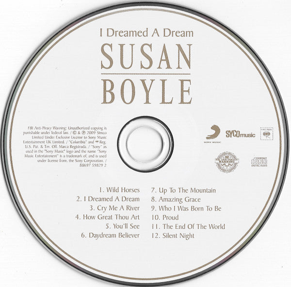 Susan Boyle : I Dreamed A Dream (CD, Album)