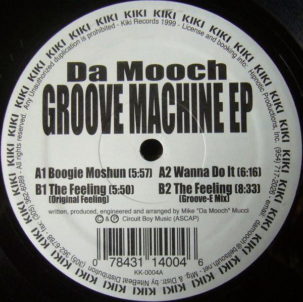 Da Mooch : Groove Machine EP (12", EP)