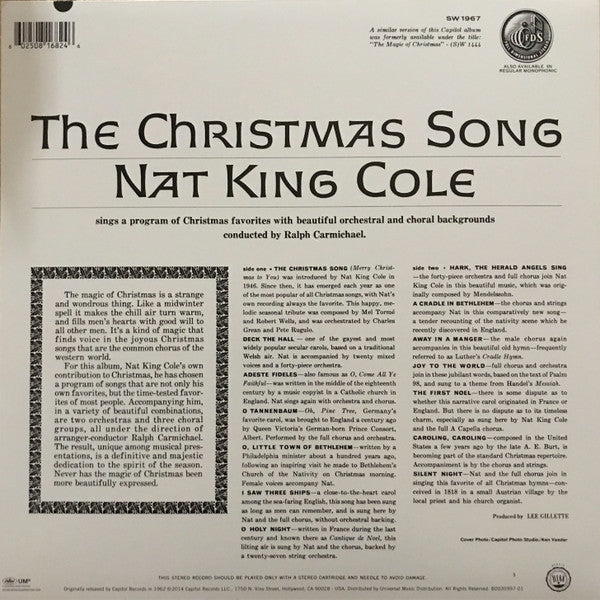 Nat King Cole : The Christmas Song (LP, Album, Ltd, RP, Gre)