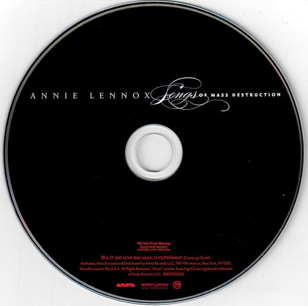 Annie Lennox : Songs Of Mass Destruction (CD, Album)