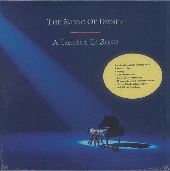 Various : The Music Of Disney - A Legacy In Song (3xCD, Comp, RM + Box)