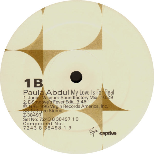 Paula Abdul : My Love Is For Real (2x12", Gat)
