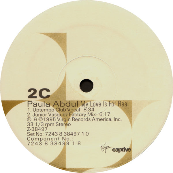 Paula Abdul : My Love Is For Real (2x12", Gat)