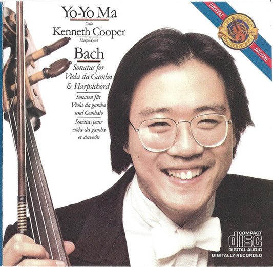 Bach* / Yo-Yo Ma, Kenneth Cooper : Sonatas For Viola Da Gamba & Harpsichord (CD, RE)