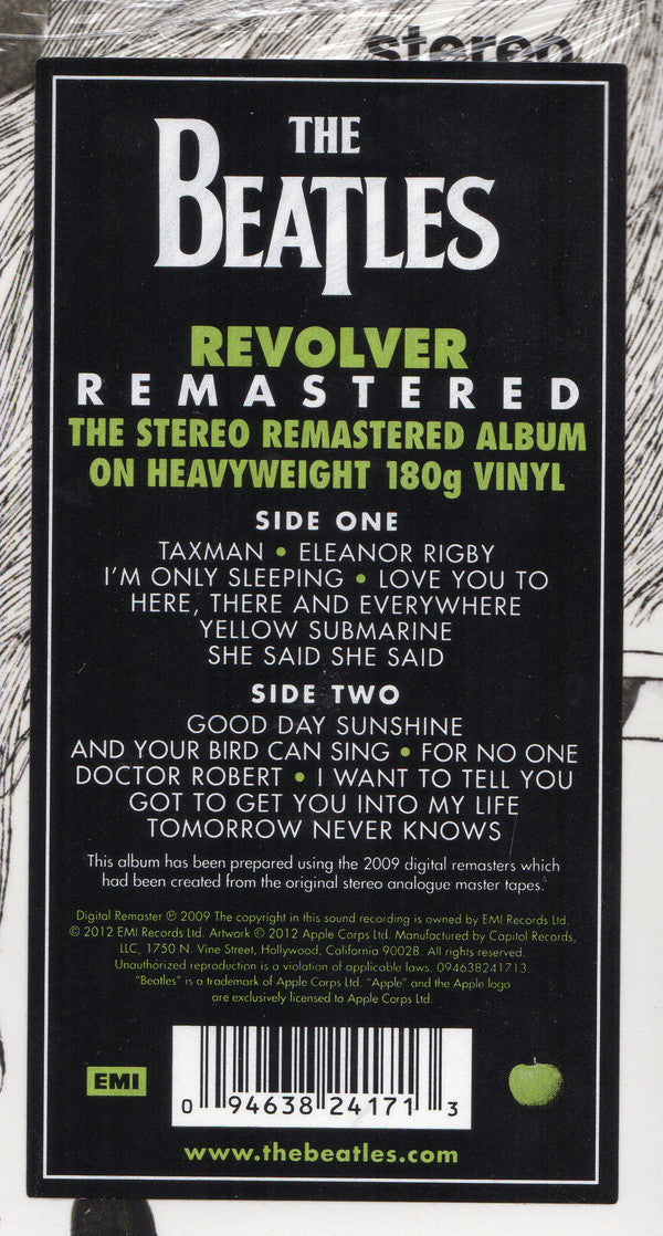 The Beatles : Revolver (LP, Album, RE, RM, 180)