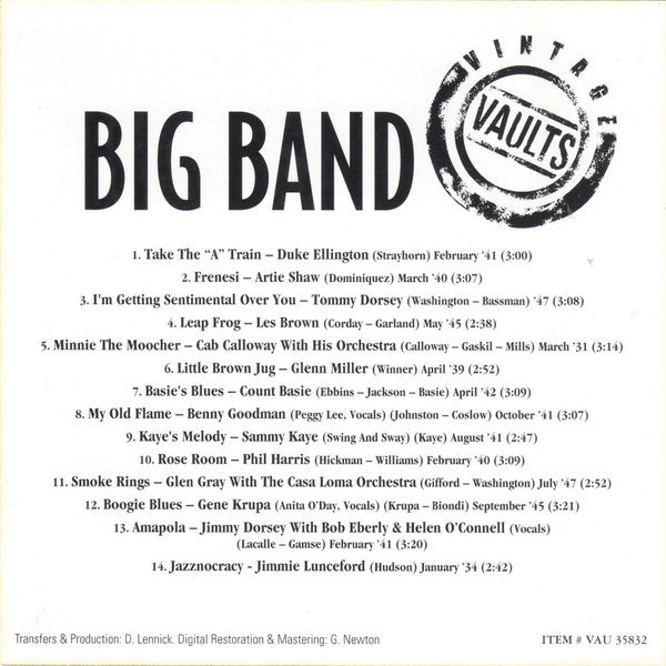 Various : Big Band (Volume 3) (CD, Comp)