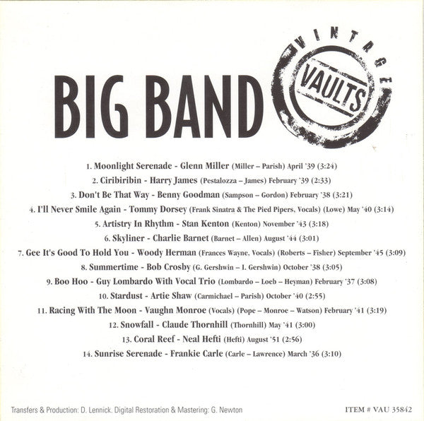 Various : Big Band (Volume 4) (CD, Comp)
