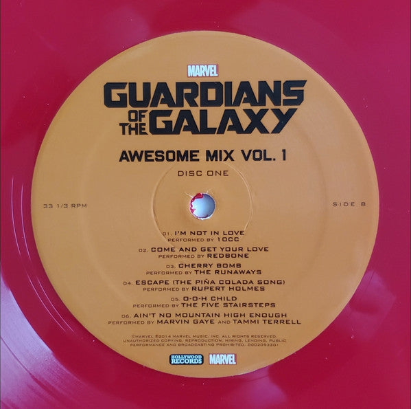 Various, Tyler Bates : Guardians Of The Galaxy (LP, Comp, Red + LP, Album, Yel + Dlx)