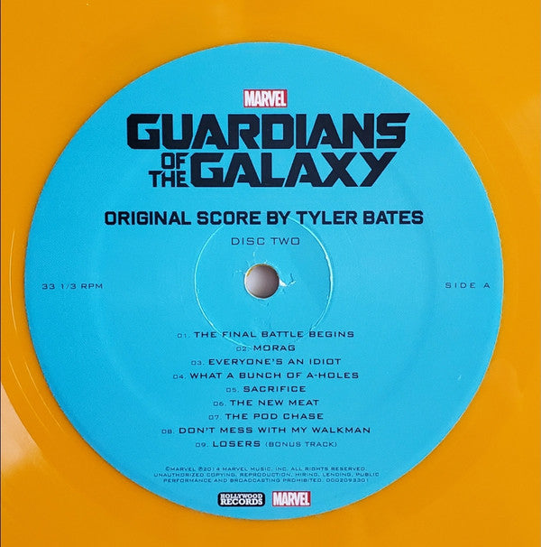 Various, Tyler Bates : Guardians Of The Galaxy (LP, Comp, Red + LP, Album, Yel + Dlx)