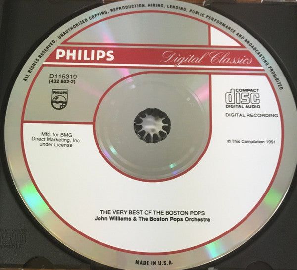 John Williams (4) & Boston Pops* : The Very Best Of The Boston Pops (CD, Comp, Club)