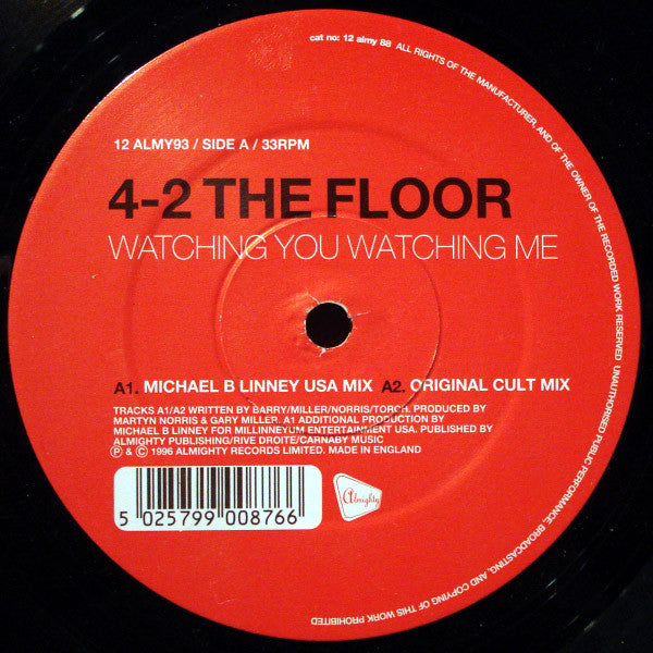 4-2 The Floor : Watching You Watching Me (12")