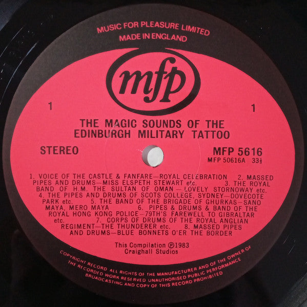 The Edinburgh Military Tattoo : A Journey In Sound Through 14 Years Of Pageantry (LP, Comp)