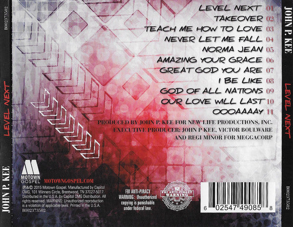 John P. Kee : Level Next (CD, Album)