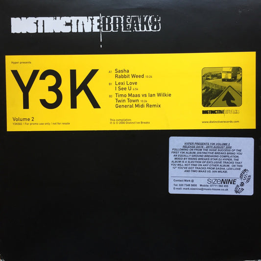 Various : Hyper Presents Y3K: Volume 2 EP1 (12", EP, Promo)