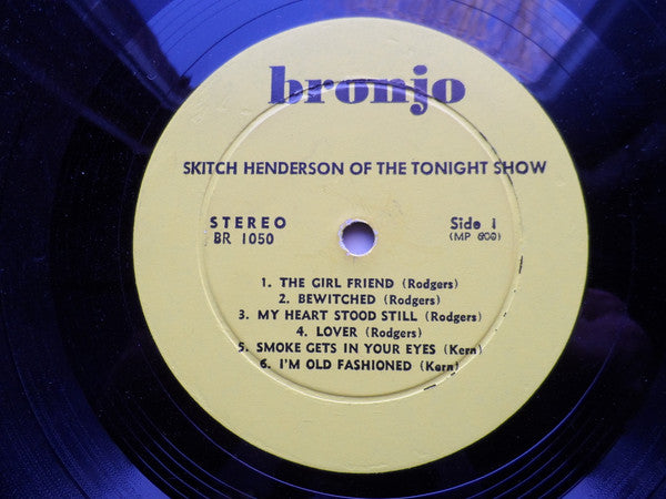 Skitch Henderson : Skitch Henderson Of The Tonight Show (LP, Album, Comp)