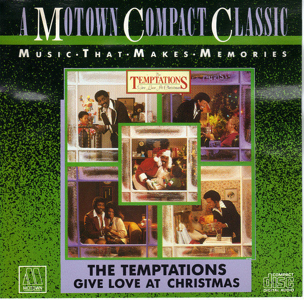 The Temptations : Give Love At Christmas (CD, Album, Club, RE)