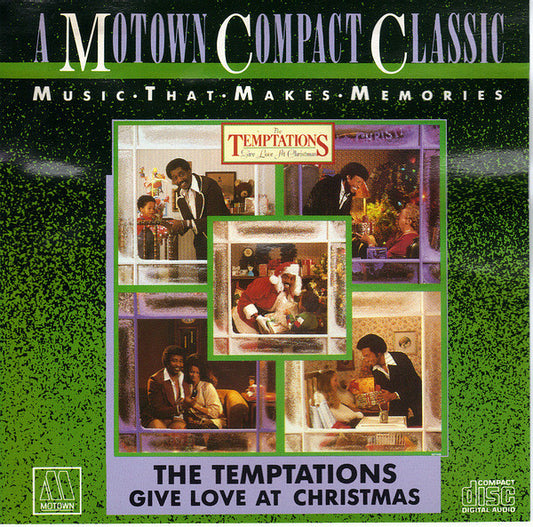 The Temptations : Give Love At Christmas (CD, Album, Club, RE)